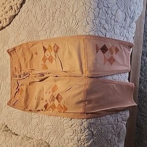 Anthropolgie Pants, Rose, Patch work, Size 30